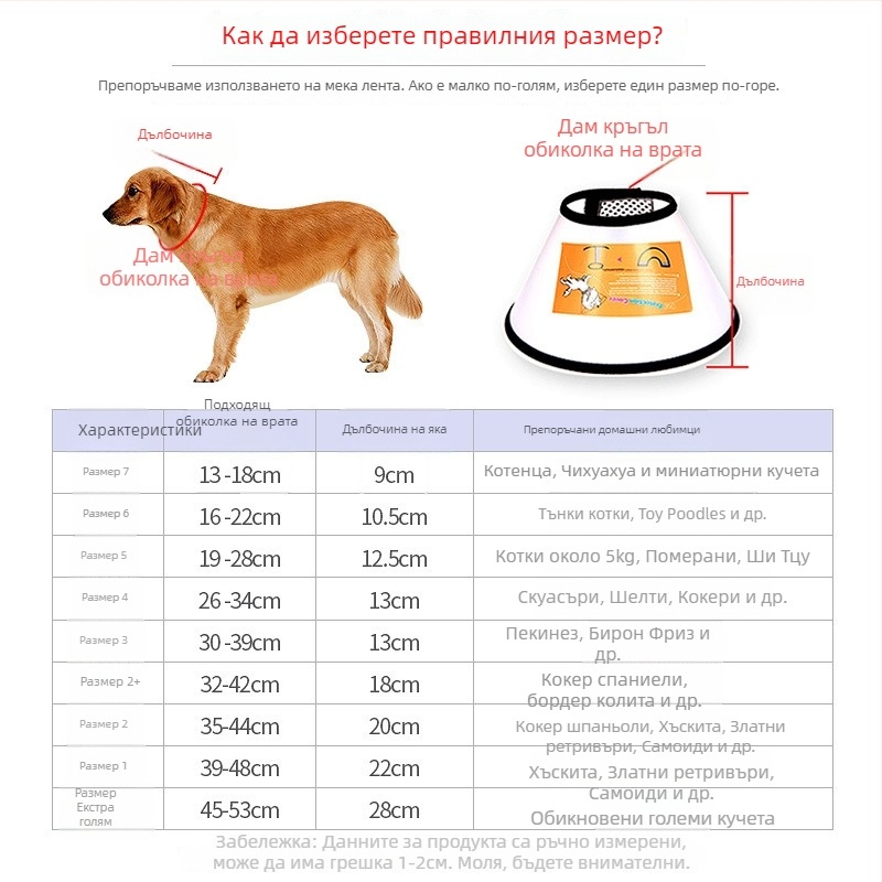 Кучешки предпазник за глава при облизване и хранене – изкуствена кожа; общо приложение; подходящ за всички сезони