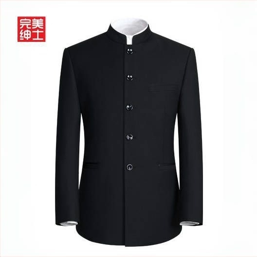 Zhongshan костюм за мъже, Китайски стил, Corduroy плат с Rabbit Hair, Зима 2024, Wrinkle-Free