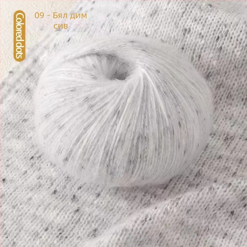 Мохерна прежда, skein yarn, semi-worsted технология, за ръчно плетене, артикул 225, марка Jiesheng