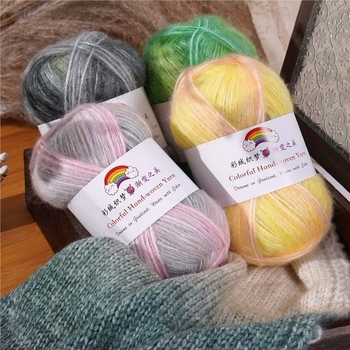 Прежда: Домашна вълна Mohair, 7S, 1-нишкова