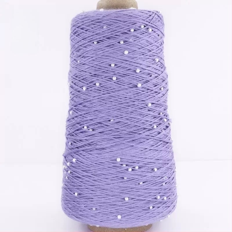 Памучно-вискозна прежда за плетене — конова прежда, ринг спининг, RS002 (Марка Ruishi; Алиас Pearl Mercerized Cotton Thread)