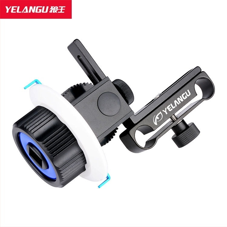 Follow Focus устройство - YELANGU Wolf King F0, алуминиева сплав; съвместимо с обективи до 85 мм; максимално натоварване 2-5 кг; тегло 0,2 кг