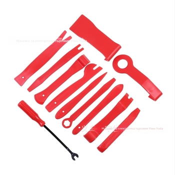 Yudai комплект за демонтаж на автомобилна вътрешна облицовка — панели на врати и аудио ремонт, пластмасови лостове, PP, нетно тегло 912 g