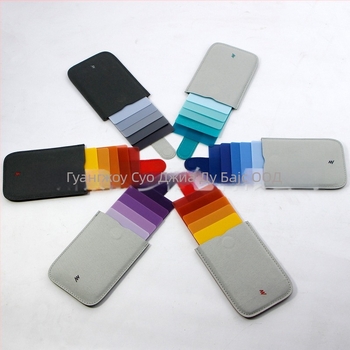 Унисекс портфейл за карти с издърпващ се слой, Oxford плат, стил улична мода, пролет 2024