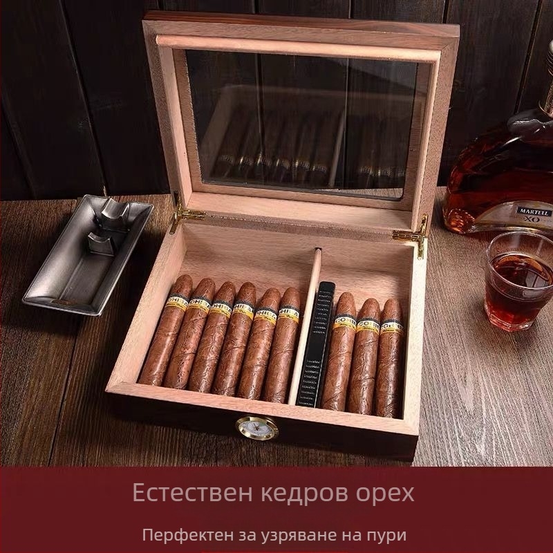 Кутия за пури, дървена, стил лайт лукс, международен износ - ексклузивна