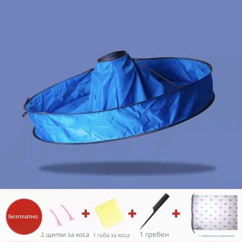 Пелерина за подстригване с шал за врата, незалепваща повърхност, за възрастни (за възрастни, незалепваща повърхност)