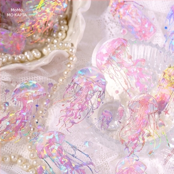 DIY комплект стикери за медуза – матиран PET филм, OEM обработка, модел 3