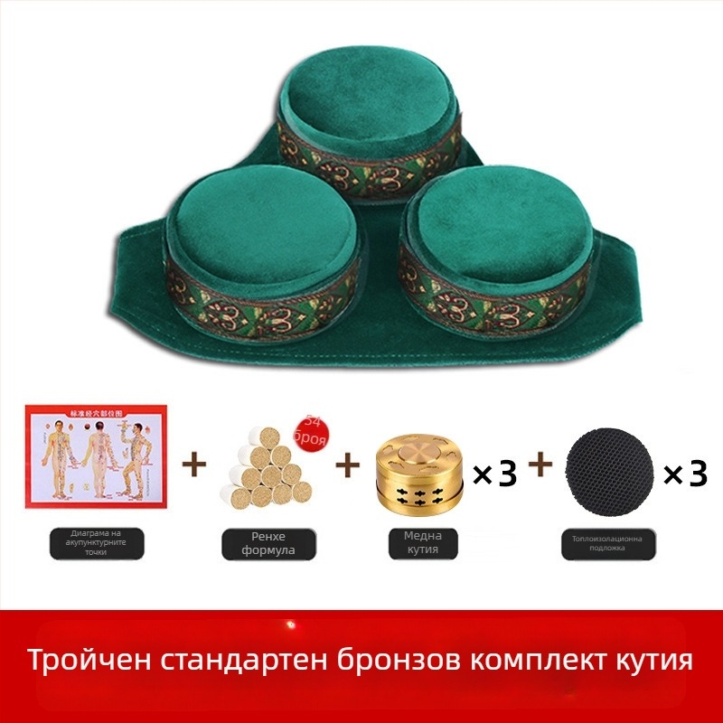 Wanling кадифена покривка за моксибуция за шия, рамене, талия и корем – модел единичен/двоен/троен/четворен, предназначена за здравословен масаж, лицензиран частен етикет наличен