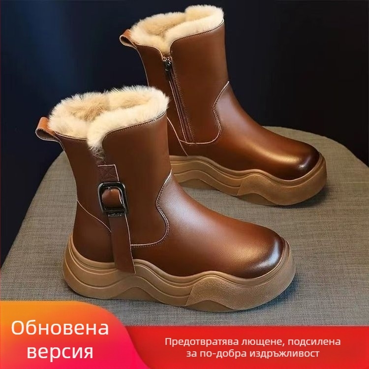 Martin ботуши за деца, горна част от синтетична кожа, за възраст 13–16 г.