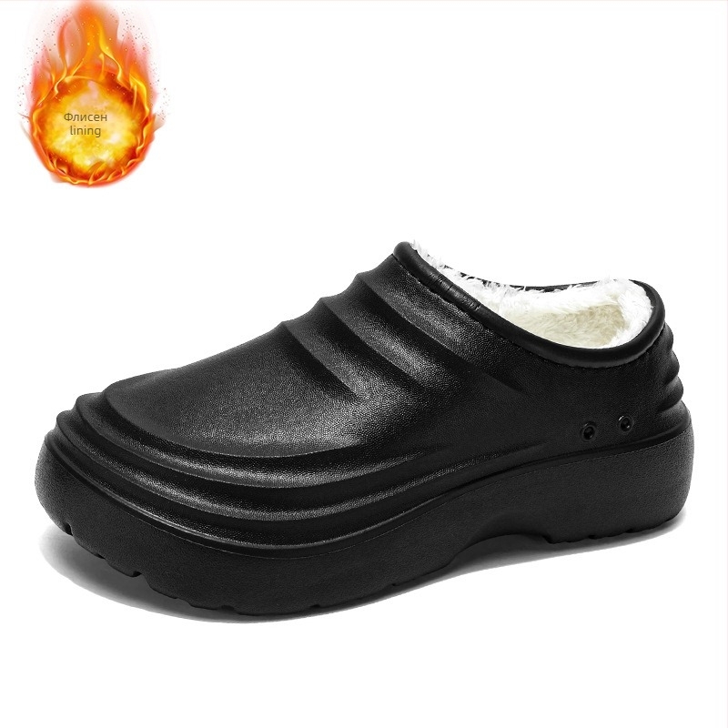 Обувки за готвачи, антиплъзгащи, маслоустойчиви, мека подметка, EVA горна част и подметка, шевна конструкция, масло-восъчна обработка