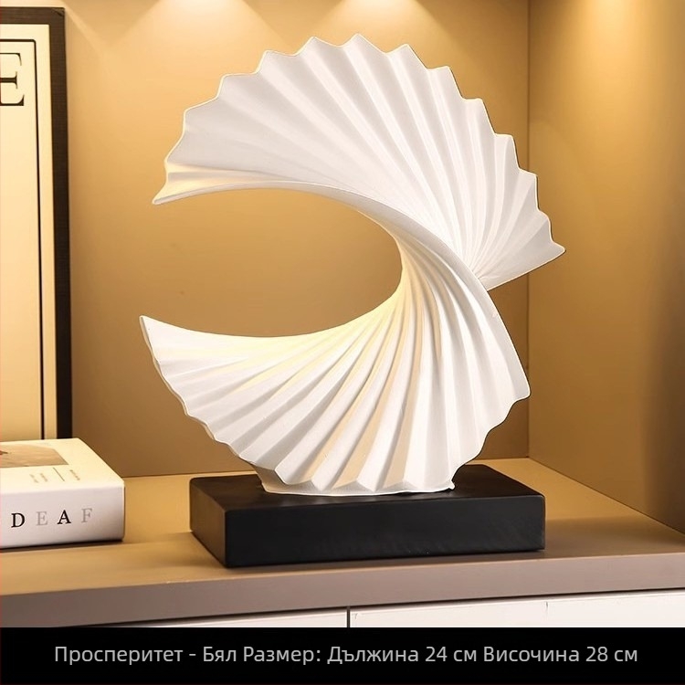 Декоративна фигура за богатство, светъл лукс, ръчно рисувана смола, за винен шкаф и офис/хол