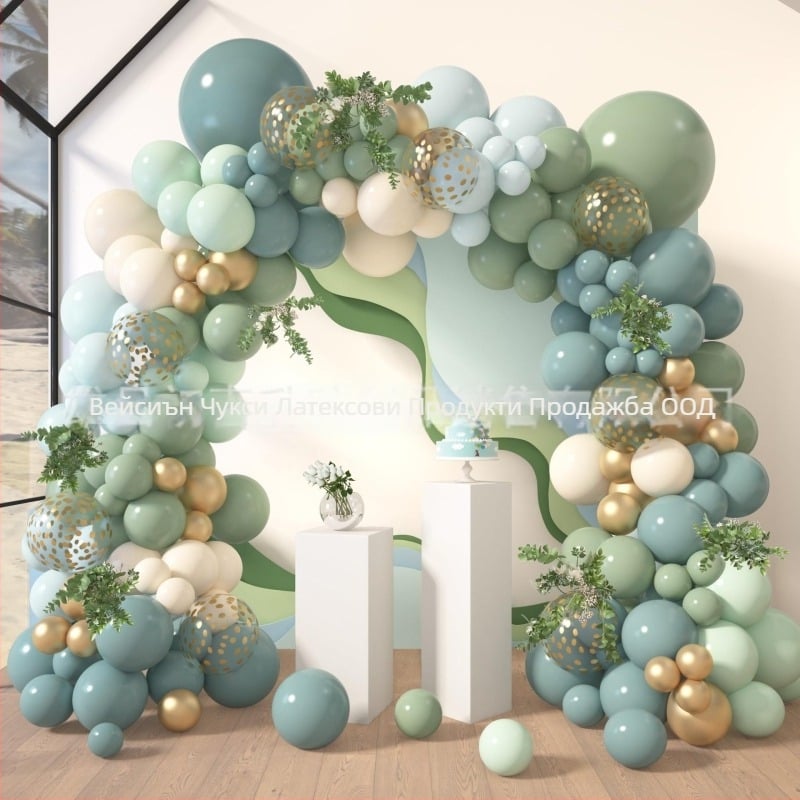 UABU латексни балони за декорация – кръгли декоративни балони, модел X423200