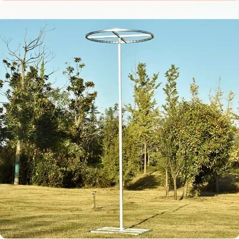 Телескопична железна пръчка за сватбени завеси с мъниста – кръгла рамка, стойка за завеси