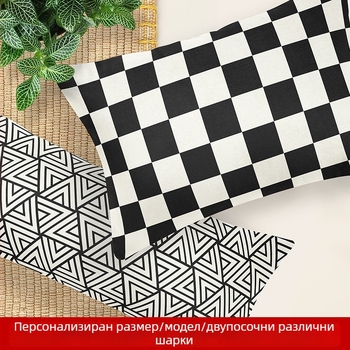 Пълнеж за възглавница от кристално кадифе, карикатурен/аниме дизайн, модерен минималистичен стил, за дневна стая