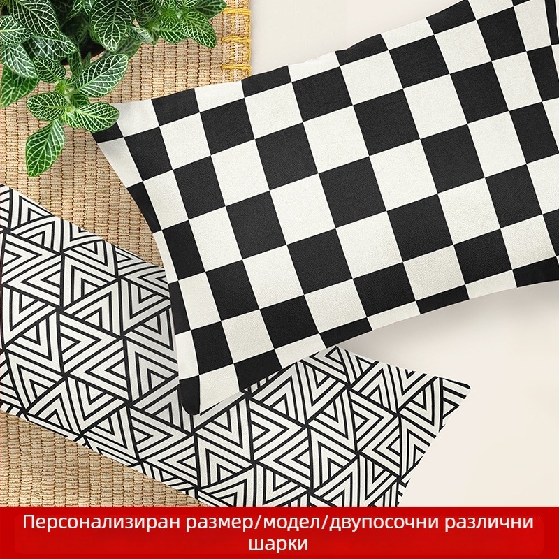 Пълнеж за възглавница от кристално кадифе, карикатурен/аниме дизайн, модерен минималистичен стил, за дневна стая