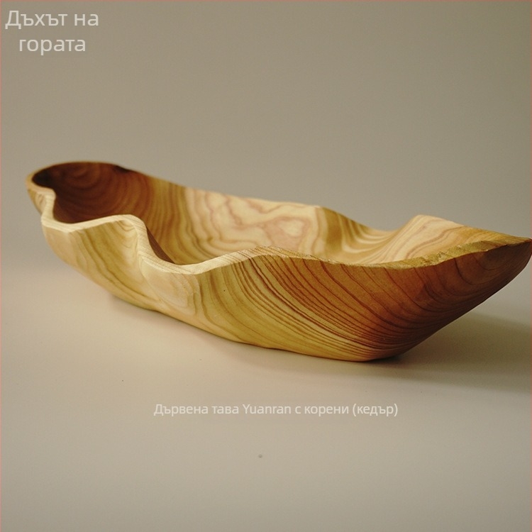Дървена чиния за плодове, пасторален стил, прост стил; марка Forest breathing; материал: Друг; категория: плодова чиния