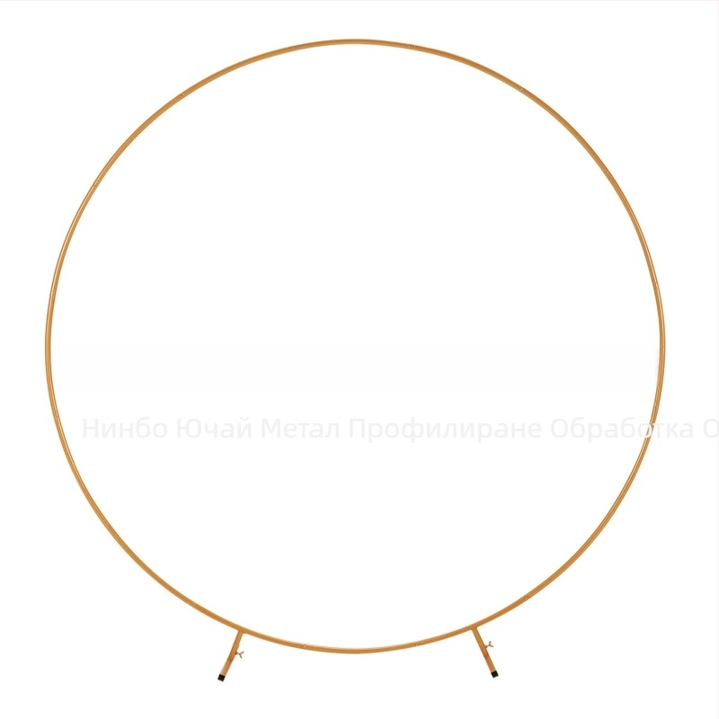 Железен държач за кръгла арка за сватбен фон, сватбен декор с арков дизайн