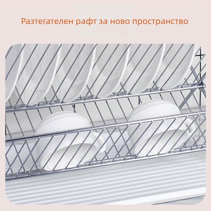 Дренажен държач за съдове с X-образна форма, сгъваем от желязна тел, кухненски аксесоар, Guangdong произход, 2024 г.