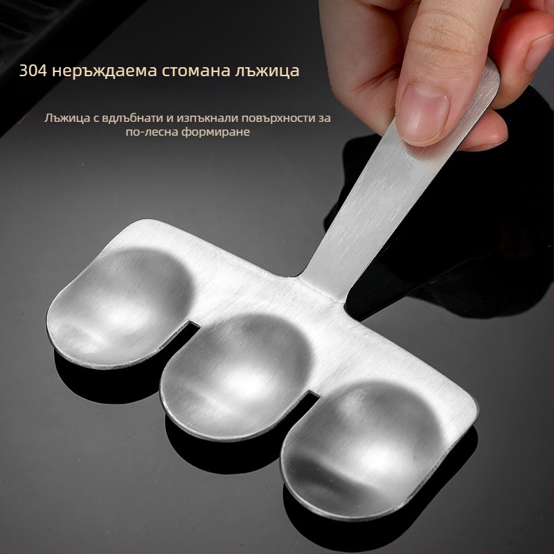 Уред за кюфтета, 304 неръждаема стомана, форма за кюфтета, рибни топчета и топчета от скариди