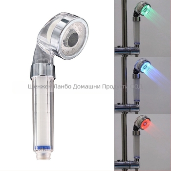 Ръчен душ с дисплей за температура, PP cotton филтър, регулатор на налягането, цифров контрол на температурата, модел 8008-S23-3