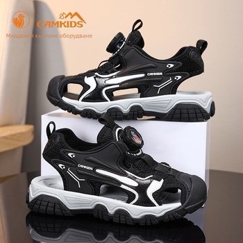 Aqi Детски сандали за 1–3 години | синтетична кожа горна част | TPR подметка