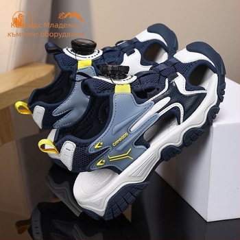 Aqi Детски сандали за 1–3 години | синтетична кожа горна част | TPR подметка