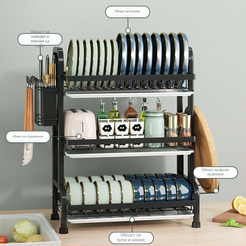 Дренажна поставка за съдове – въглеродна стомана, модерен стил, марка Shiboya (Марка: Shiboya, Материал: Въглеродна стомана, Стил: Модерен стил, Пускане на пазара: 2021)