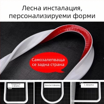 Jinqilai Гъвкав воден бариерен преграждач за баня за разделение сухо–мокро и душова преграда