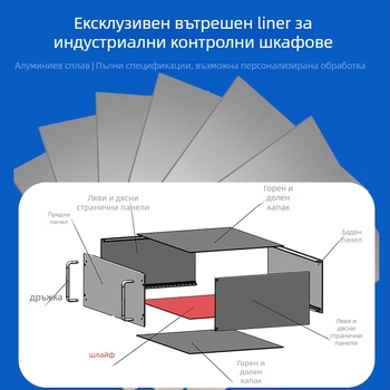 Панел за сървърен корпус – алуминиев, MicroATX съвместим, USB 2.0 преден интерфейс, тегло 1 кг, размер 430 мм