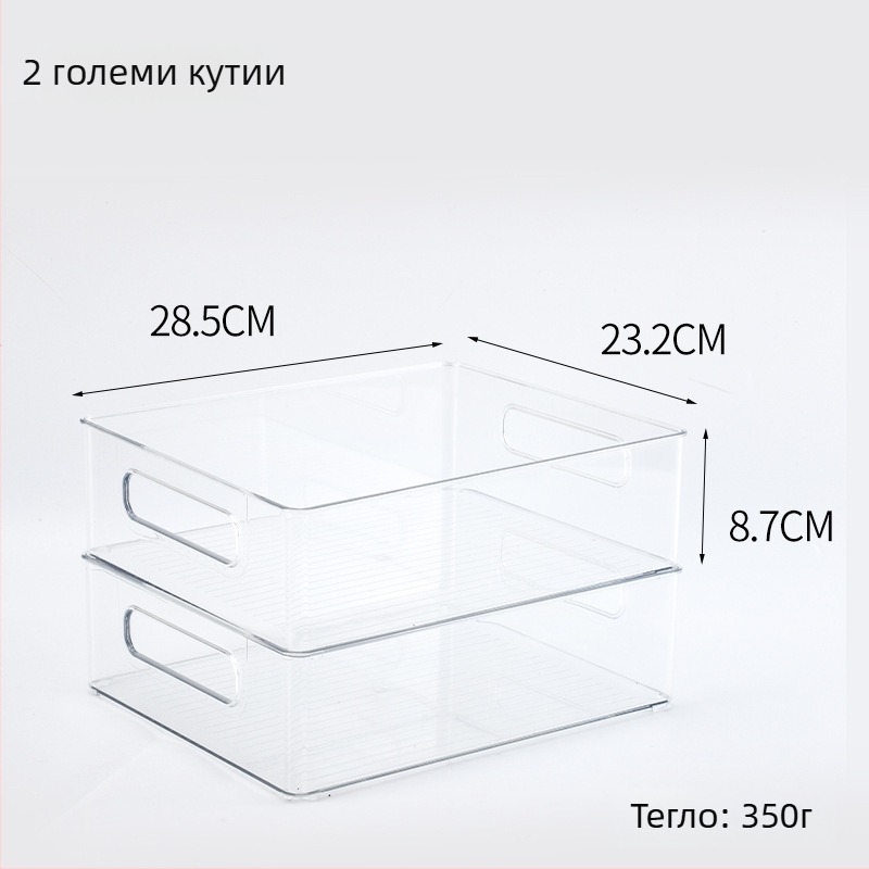 Кутия за съхранение във фризера за плодове и зеленчуци, хранителна пластмаса, прост стил, кухненски органайзер