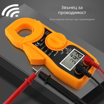 MT87 цифров кламп-мултицет с дигитален дисплей, пълна защита, тест за непрекъснатост със звуков сигнал и измерване на ток