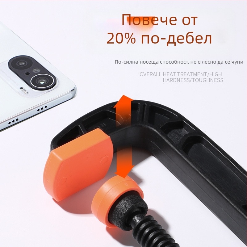 Дърводелска C-образна щипка за панели, фиксиращ инструмент, антимагнитна, инструментална стомана, Yu Yang