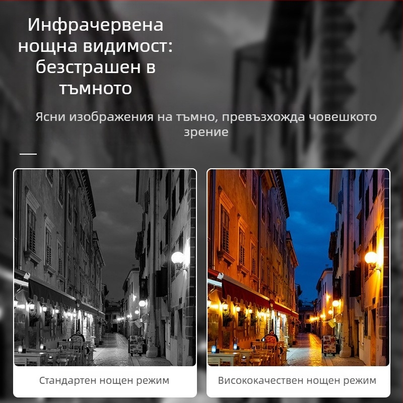 Спортна камера с нощно виждане — 1080p видео, CMOS сензор 5 MP, MicroSD карта