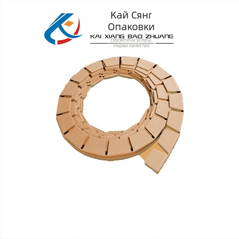 L-образен ъглов протектор от крафт хартия, Kaixiang, по поръчка, с печат на лого