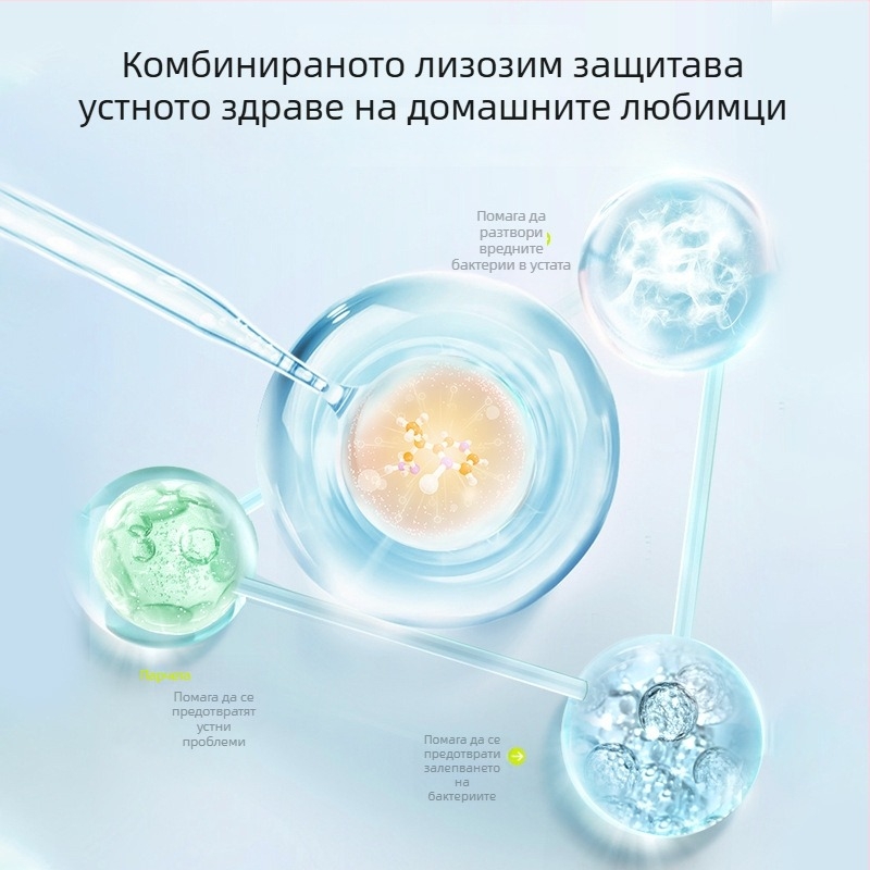 Спрей за устна хигиена на домашни любимци - освежител за дъха, екологичен пластмасов материал, универсално приложение (Марка: Xiao Chong)