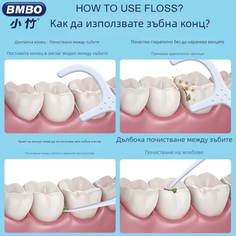Зъбна клечка, сребърна, многоразова, 30–50 бр. в пакет, 58 g