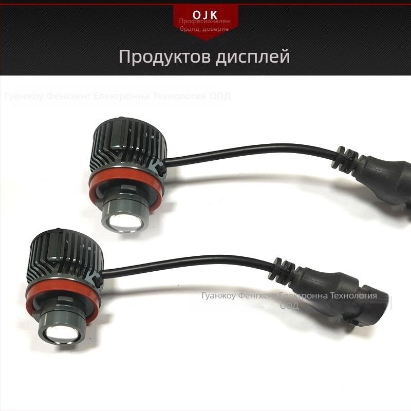 LED светлина за мъгла за автомобил, 12V, 20W, модел 3570, алуминиева конструкция с LED, универсална съвместимост