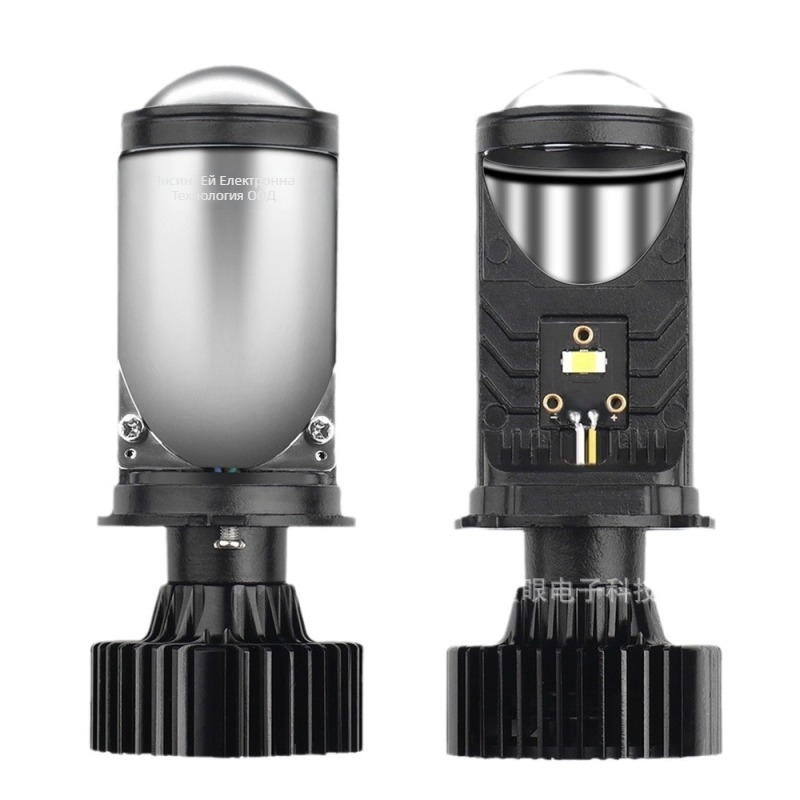 Фар YXY-Y6 със леща рибешко око за автомобили и мотоциклети, универсален 12-24V, 8000 lm, CSP3570-45, IP68, 35W