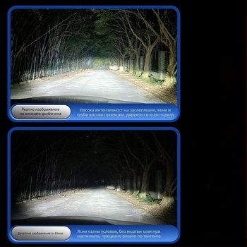 Автомобилен LED лазерен фар V50-6 Copper Tube, 200W, 98600LM, 12V, IP68