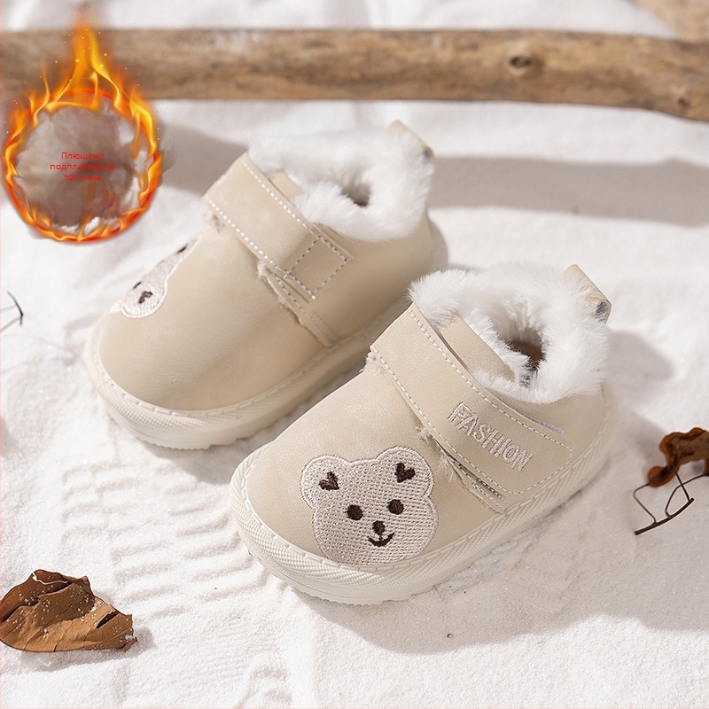 Детски анкл ботуши от изкуствена кожа HY-4, Европейски/Американски стил, за деца 1-6 години