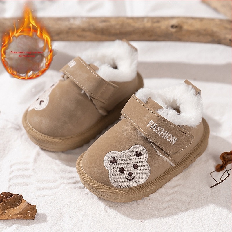 Детски анкл ботуши от изкуствена кожа HY-4, Европейски/Американски стил, за деца 1-6 години