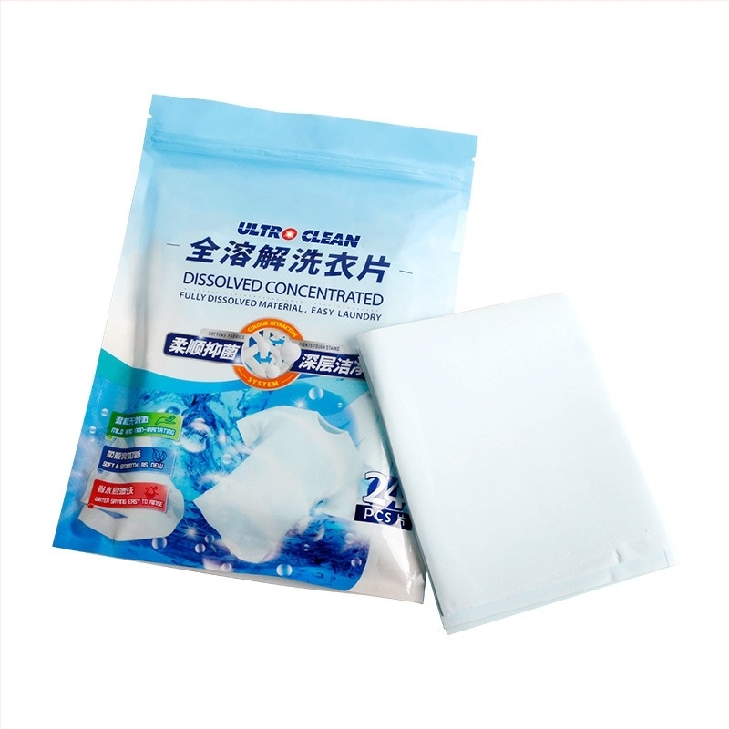 Таблети за пране — защита от петна, нисък пяна, без аромат, активна съставка 6–10%