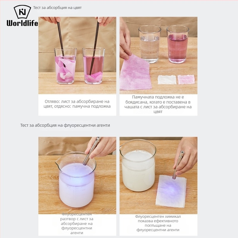 Пране таблетки за абсорбция на цветовете, 30 бр.: премахват флуоресцентни агенти, антибактериални, намаляват кърлежите, запазват аромата, предотвратяват пренасянето на цвят