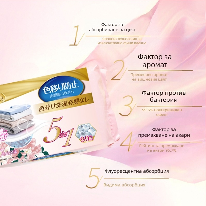 Wordlife Цветоулавящи листове за пране, 60 листа на пакет, 48 пакета в кутия
