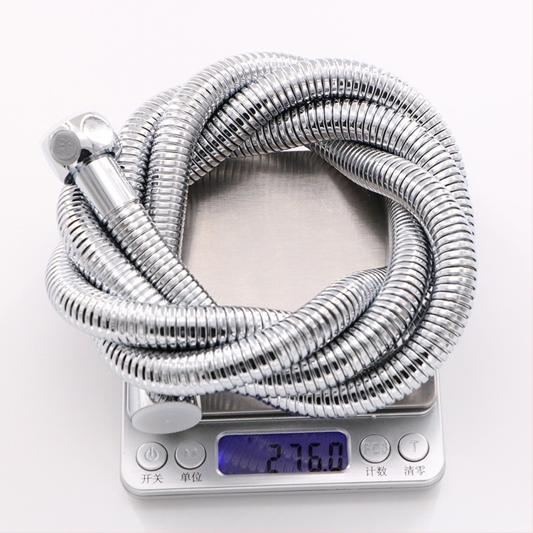 Душ-шланг от неръждаема стомана, модел V1251, резбово свързване, работна температура 0–90°C, номинално налягане 1