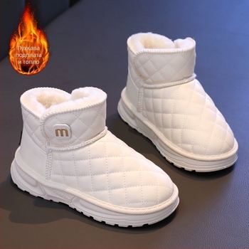 Унисекс зимни водоустойчиви ботинки до глезена с подплата от полар