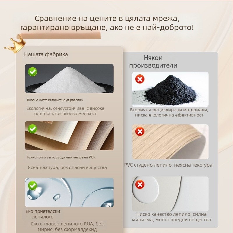 Панел за стена с бамбуково въглеродни влакна и дървен фурнир — карбон кристален панел, безшевна декоративна повърхност, водоустойчив вътрешен фон на стена