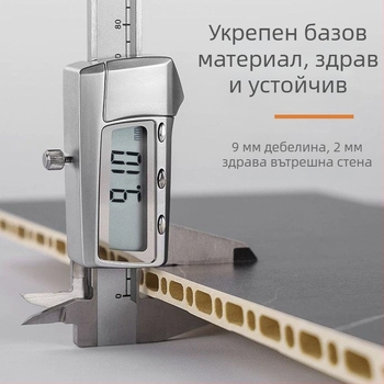 PVC стенни панели с интегриран дизайн за хотелски интериор, V-образен шев 400/600 мм, звукоизолация 0.20, топлопроводност 0.125