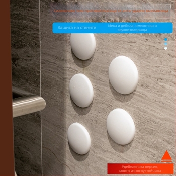 Силиконови буфери за врати (10 бр.) – лепящ монтаж, защита на стени и дръжки, износоустойчиви, устойчиви на корозия, устойчиви на високи температури