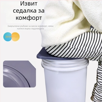 Универсална седалка за тоалетна с капак, дебелена и преносима за възрастни • Материал: ПП дъска • Стил: стандартен/модерен/минималистичен • Произход: Хебей